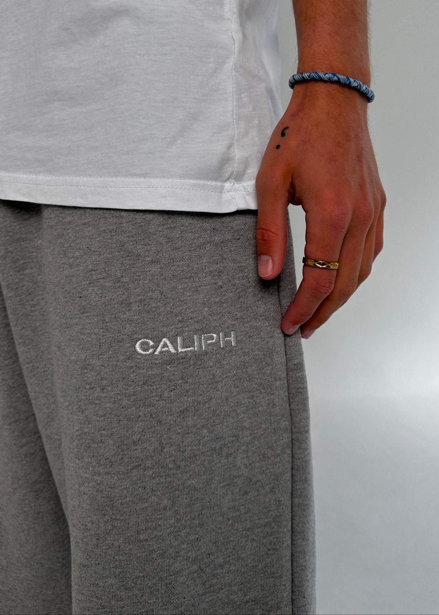 GREY STRAIGHT LEG JOGGERS