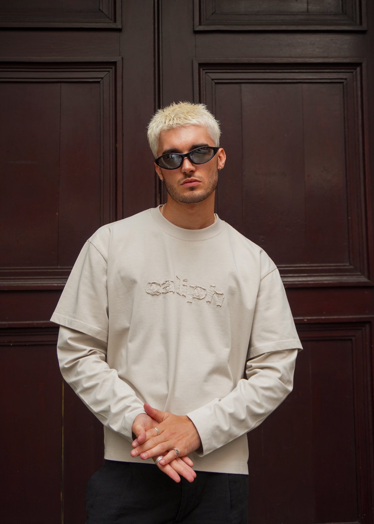 STONE DOUBLE LAYER T-SHIRT