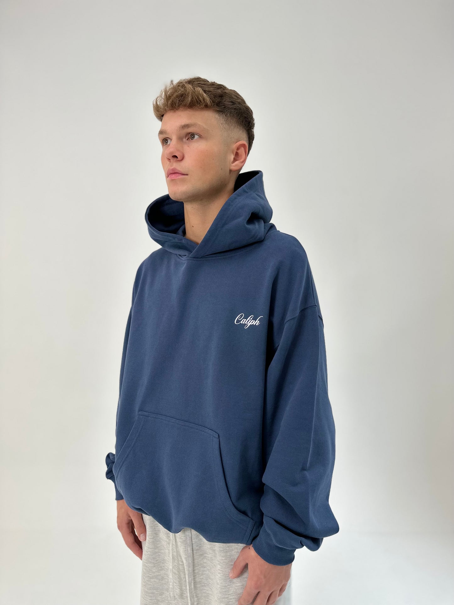 NAVY HEAVYWEIGHT HOODIE