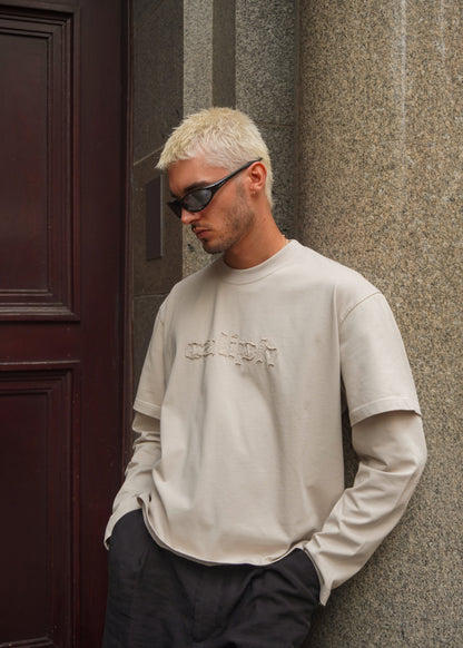 STONE DOUBLE LAYER T-SHIRT