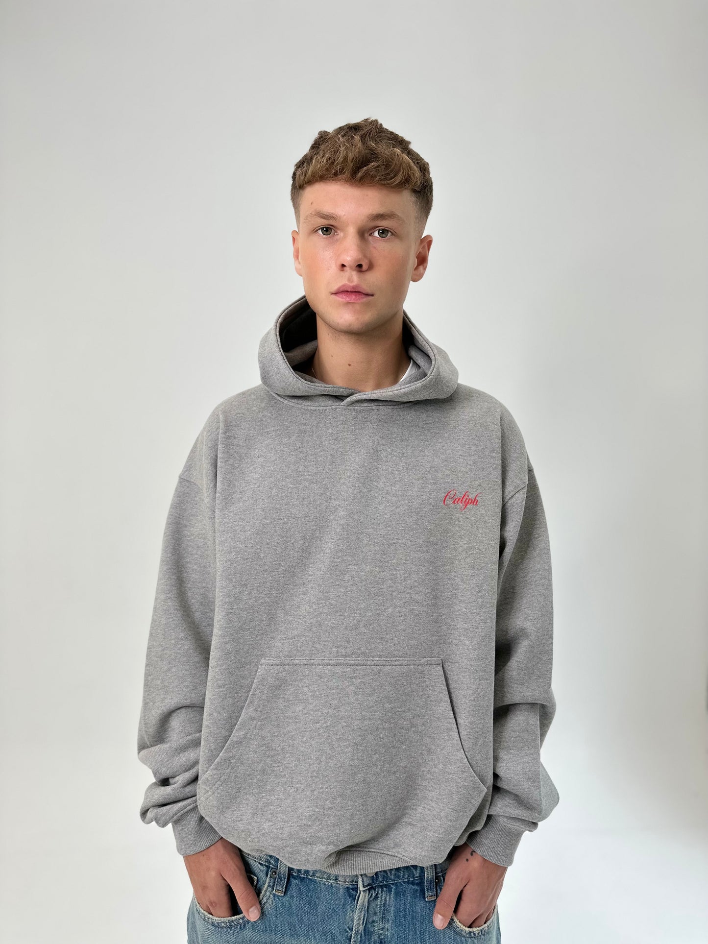 GREY MARL HEAVYWEIGHT HOODIE