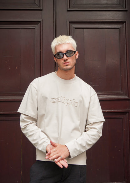 STONE DOUBLE LAYER T-SHIRT