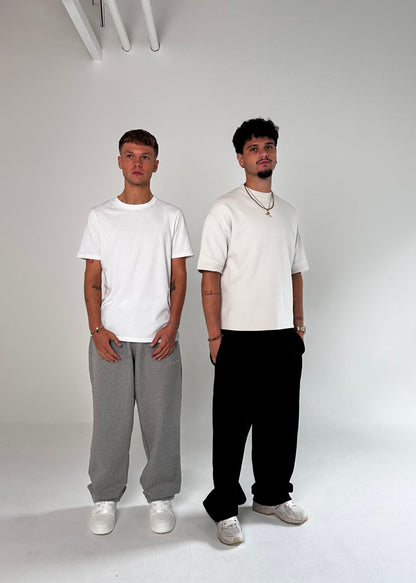 GREY STRAIGHT LEG JOGGERS
